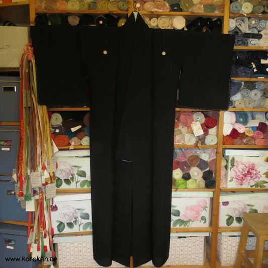 Hitoe Cho Mon Mofuku Sommer Kimono, Rho Seide