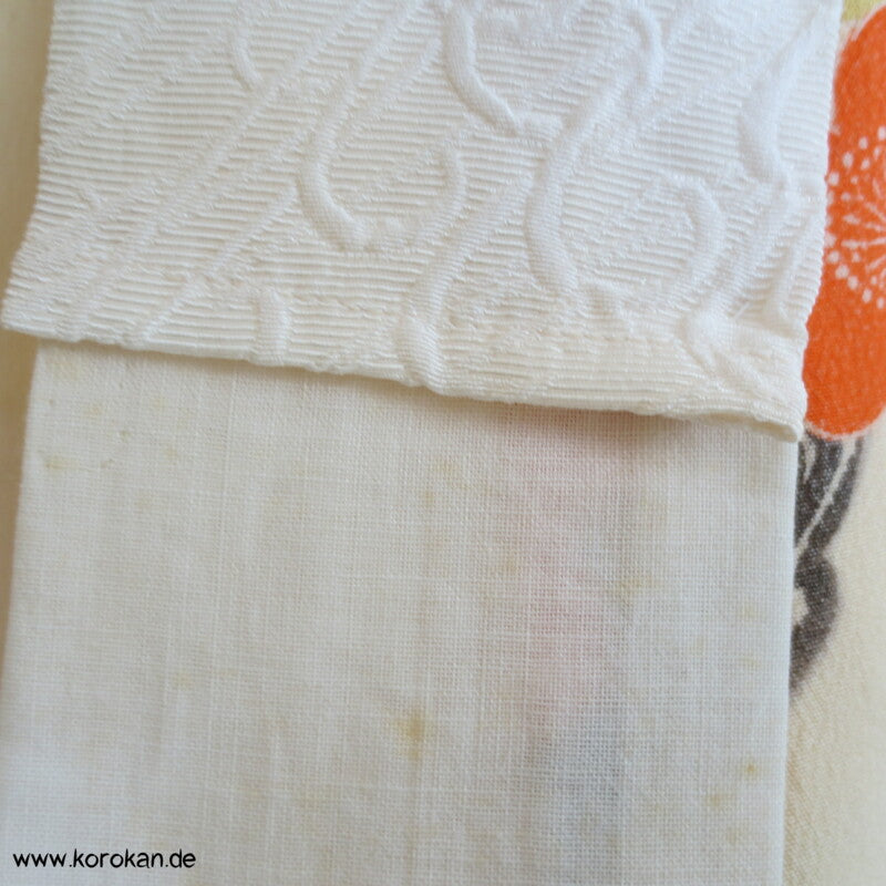 Kusudama Blumenkugel Juban Kimono, teilbestickte Seide