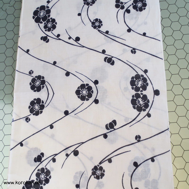 Sakura Zweige Yukata Kimono Baumwoll Stoff