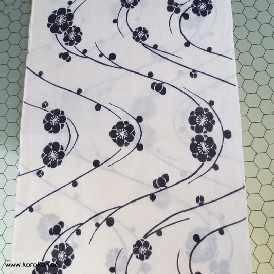 Sakura Zweige Yukata Kimono Baumwoll Stoff