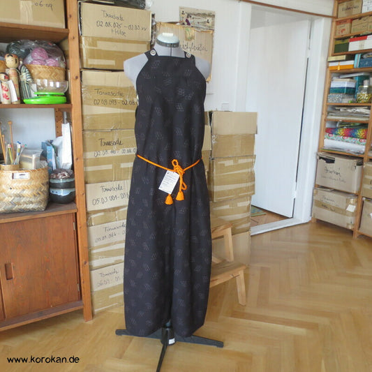 Latzhose aus Tsumugi Seide, Upcycling, Zero Waste