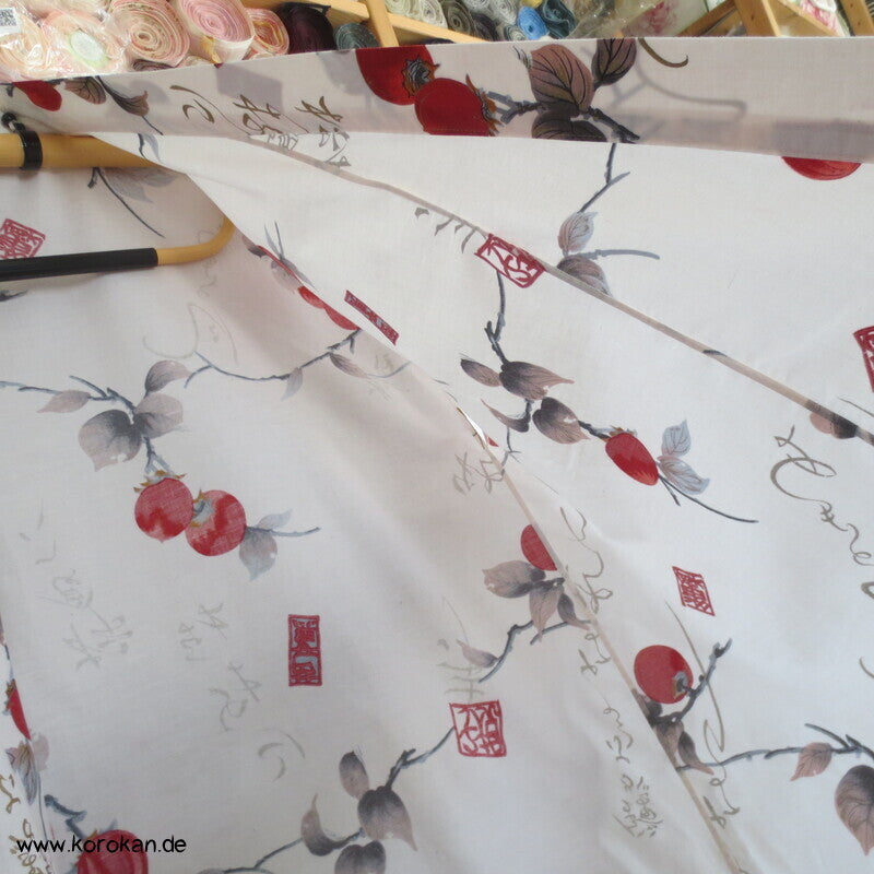Ichi Ban Japan Kimono Yukata - Morgenmantel mit Gürtel. momo Pfirsiche