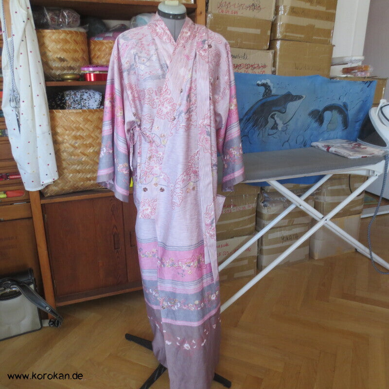Bassetti Baumwoll Satin Granfoulard als Kimono Morgenmantel, Gr. M