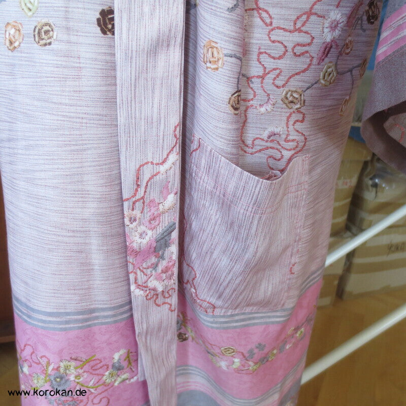Bassetti Baumwoll Satin Granfoulard als Kimono Morgenmantel, Gr. M