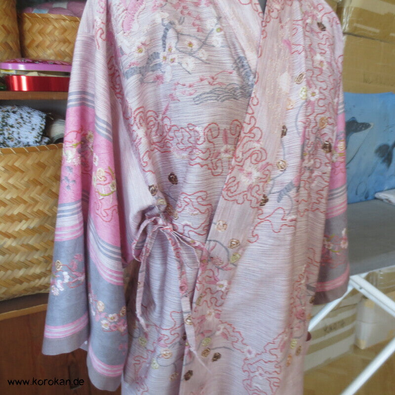 Bassetti Baumwoll Satin Granfoulard als Kimono Morgenmantel, Gr. M