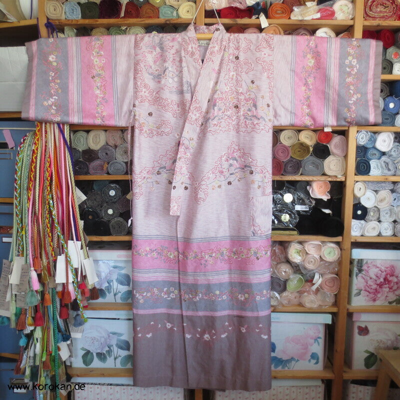 Bassetti Baumwoll Satin Granfoulard als Kimono Morgenmantel, Gr. M