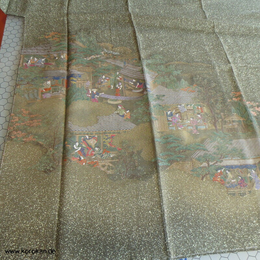ganze Kimonoherstellung Irotomesode Brokat Kimono