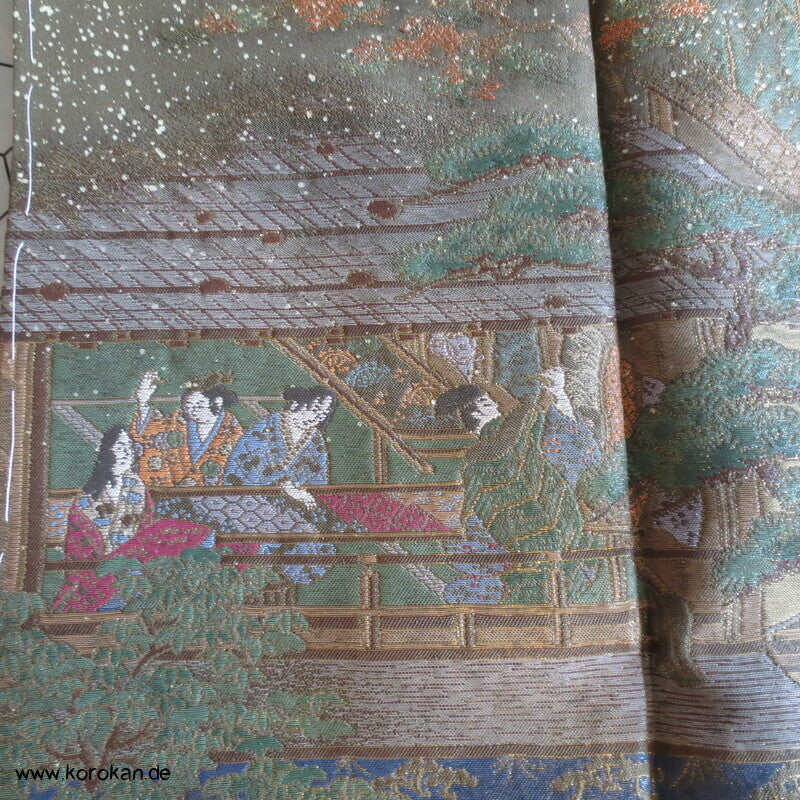 ganze Kimonoherstellung Irotomesode Brokat Kimono