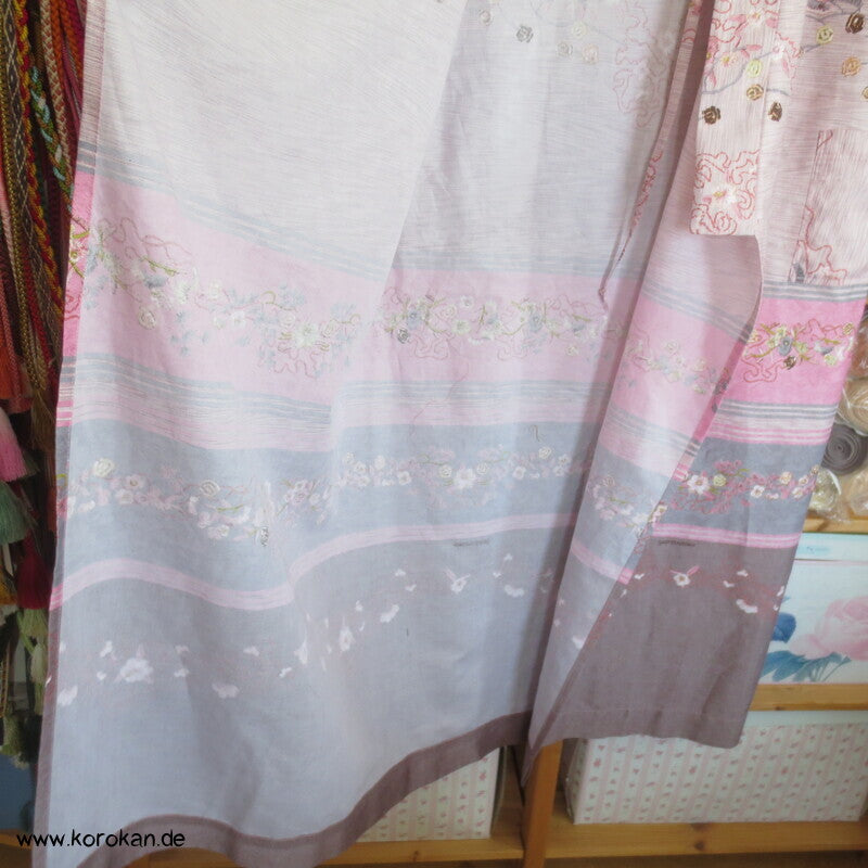 Bassetti Baumwoll Satin Granfoulard als Kimono Morgenmantel, Gr. M