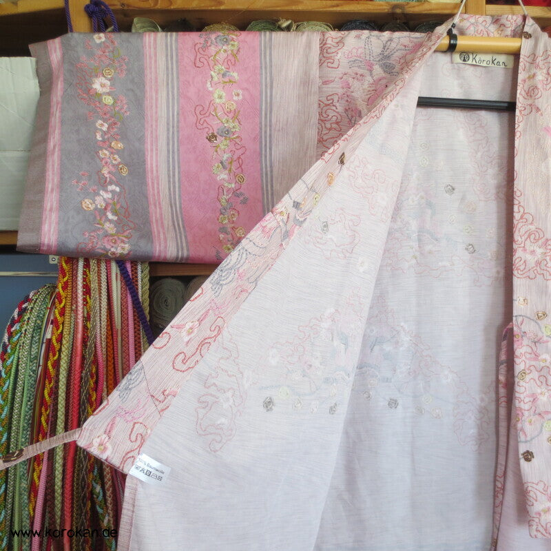 Bassetti Baumwoll Satin Granfoulard als Kimono Morgenmantel, Gr. M