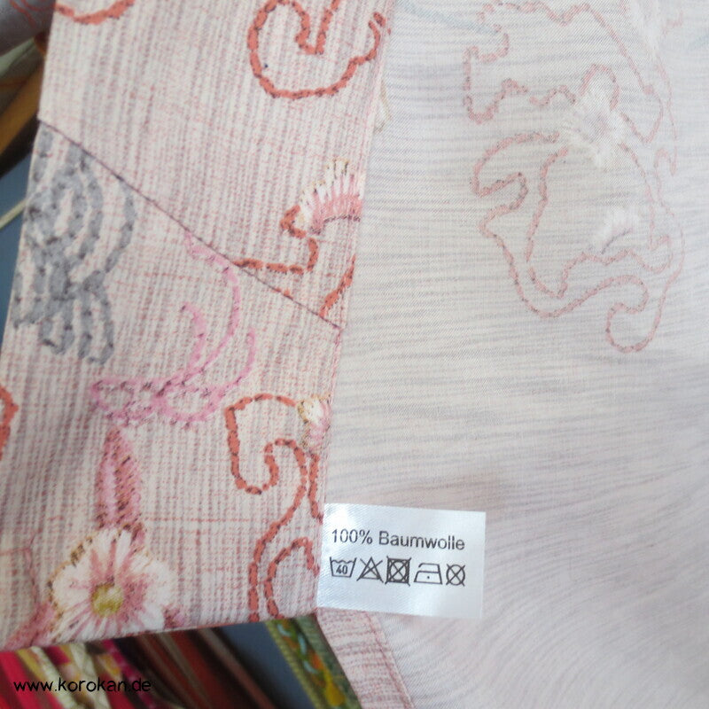 Bassetti Baumwoll Satin Granfoulard als Kimono Morgenmantel, Gr. M