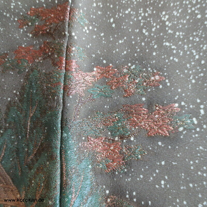 ganze Kimonoherstellung Irotomesode Brokat Kimono