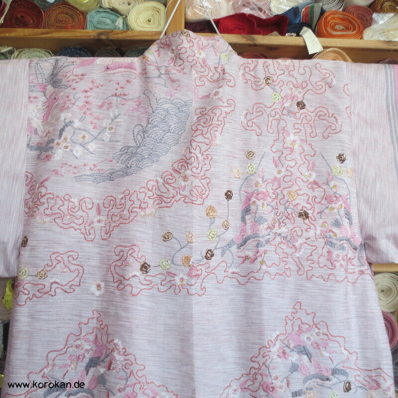 Bassetti Baumwoll Satin Granfoulard als Kimono Morgenmantel, Gr. M