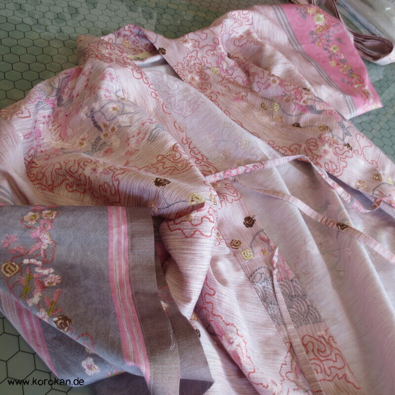 Bassetti Baumwoll Satin Granfoulard als Kimono Morgenmantel, Gr. M