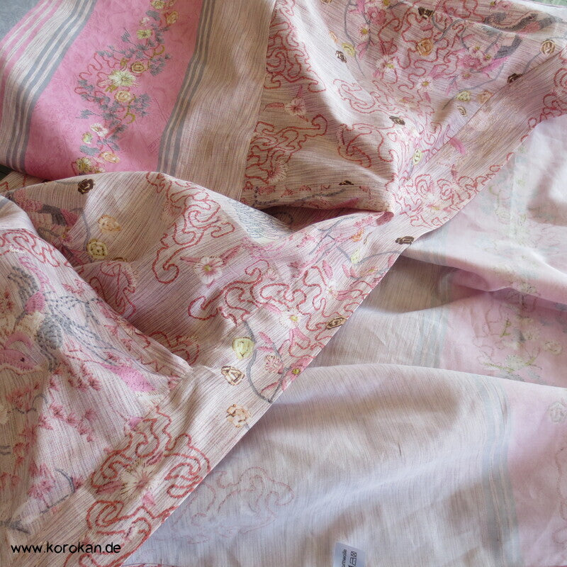 Bassetti Baumwoll Satin Granfoulard als Kimono Morgenmantel, Gr. M