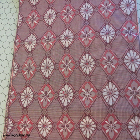 Diamantrauten, Blüten Kimono Seiden Jacquard