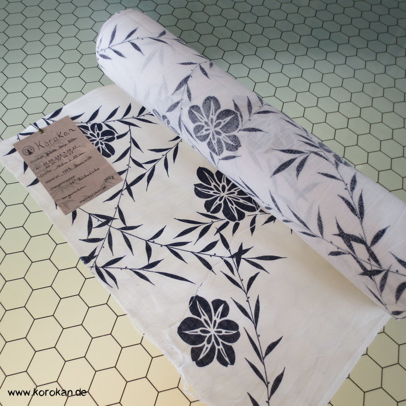 Blüten, Zweige Yukata Kimono Baumwoll Stoff