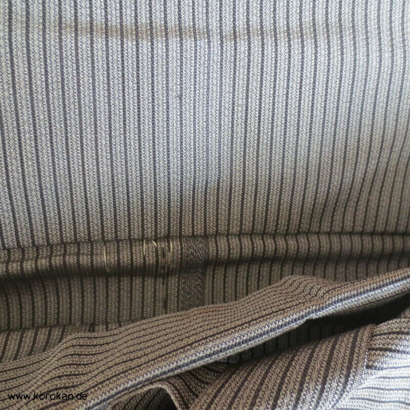 grau gestreifte Sommer Hakama - Andon - Rock - Typ