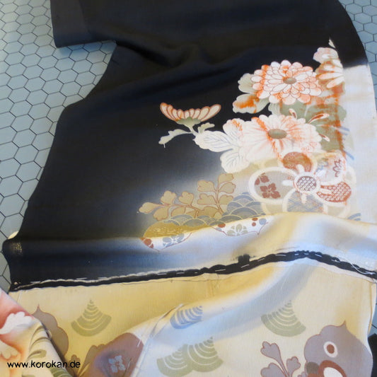 Antiker Araihari Tomesode Kimono destroyed heritage