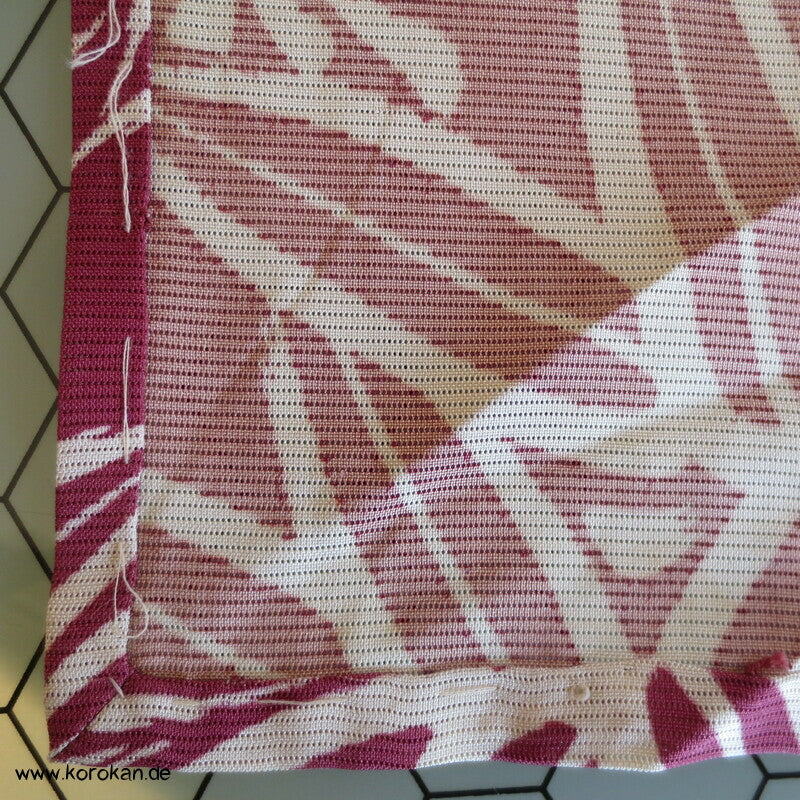 Bambusmuster Hitoe Kimono, Rho Seide