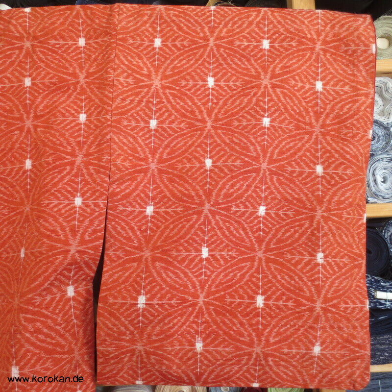 japanischer Shippo Kasuri Tsumugi Seiden Kimono