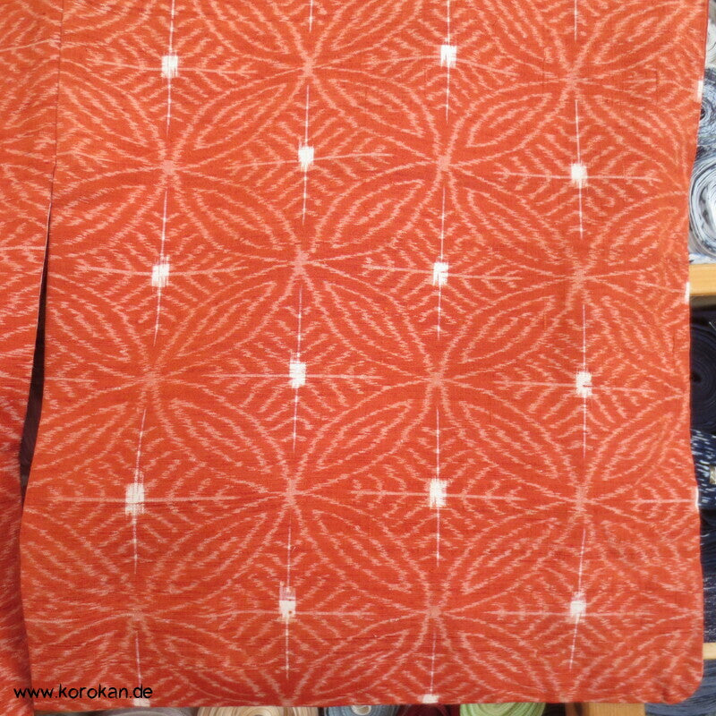 japanischer Shippo Kasuri Tsumugi Seiden Kimono
