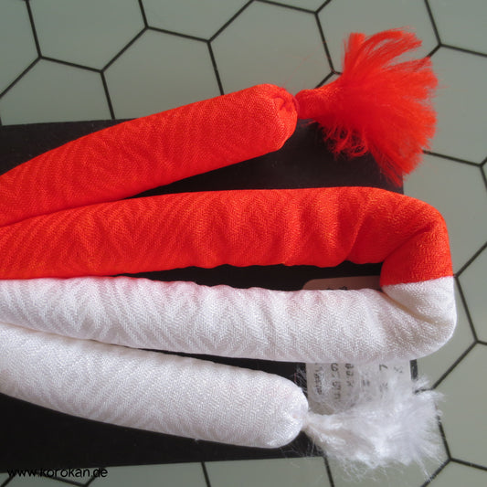 Marukuge, rot/ weiß, Vintage aber neu