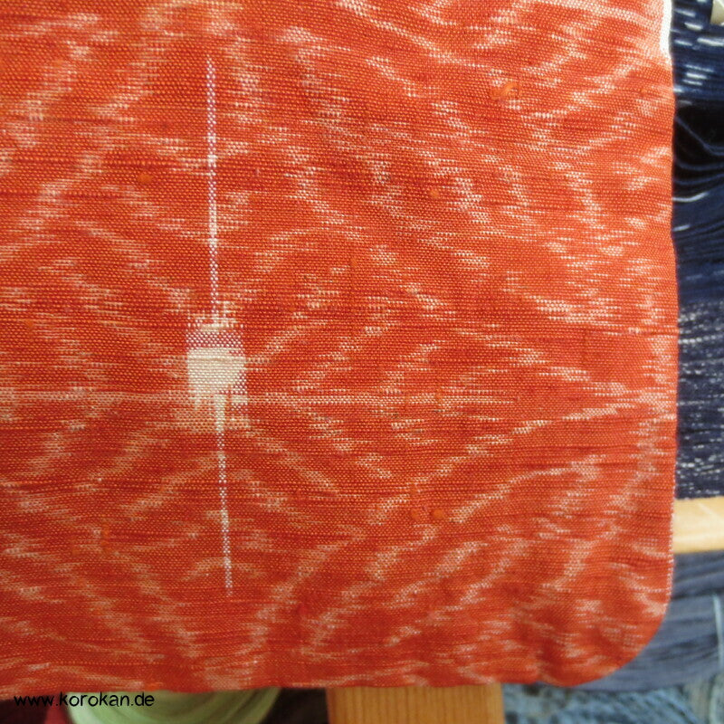 japanischer Shippo Kasuri Tsumugi Seiden Kimono