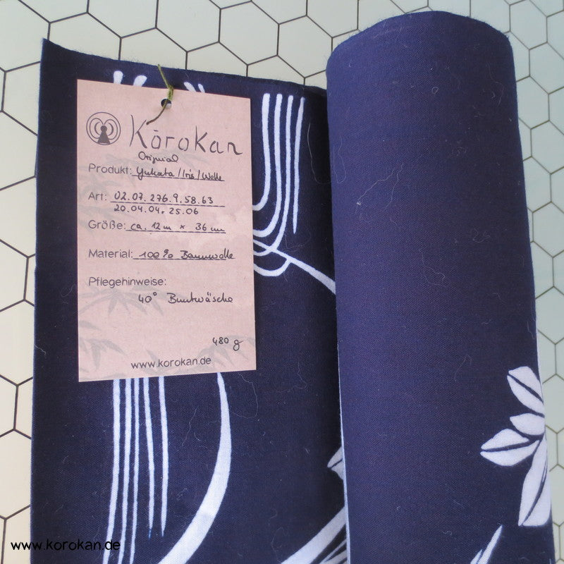 Iris Yukata Kimono Baumwolle