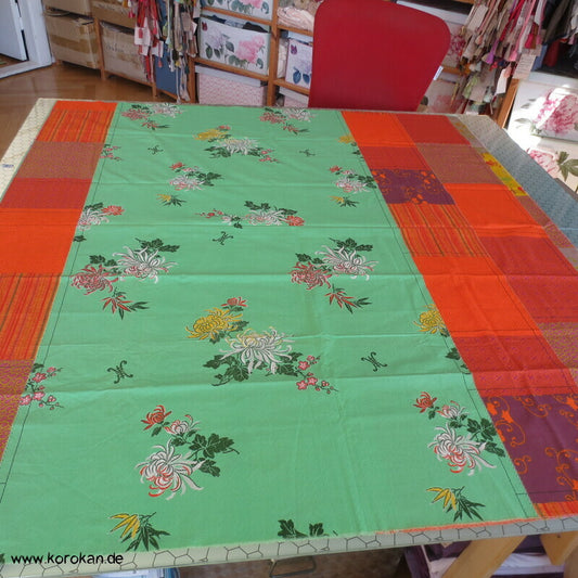 Chrysanthemenblüten Bassetti Baumwollstoff Kiku Patch