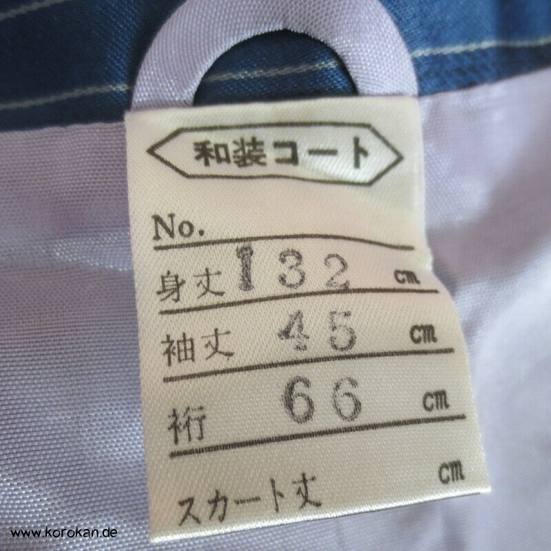 feine Kasuri Streifen Michiyuki Jacke