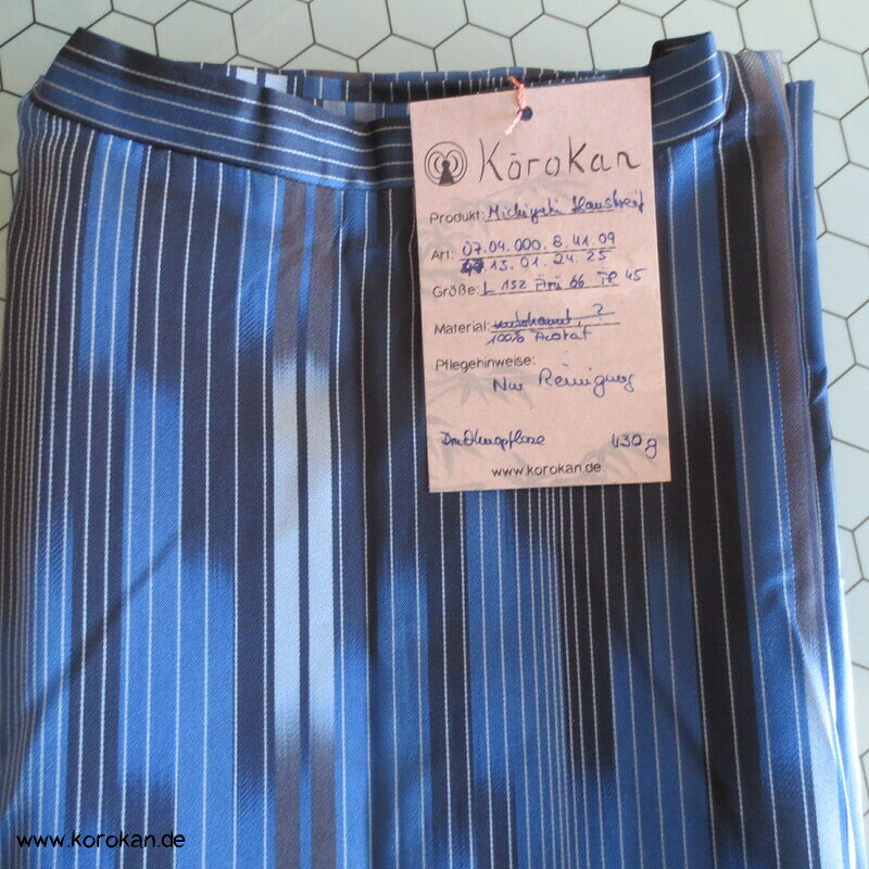 feine Kasuri Streifen Michiyuki Jacke