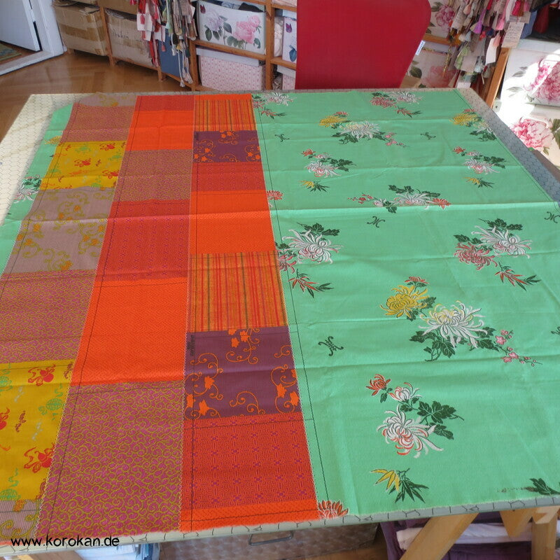 Chrysanthemenblüten Bassetti Baumwollstoff Kiku Patch