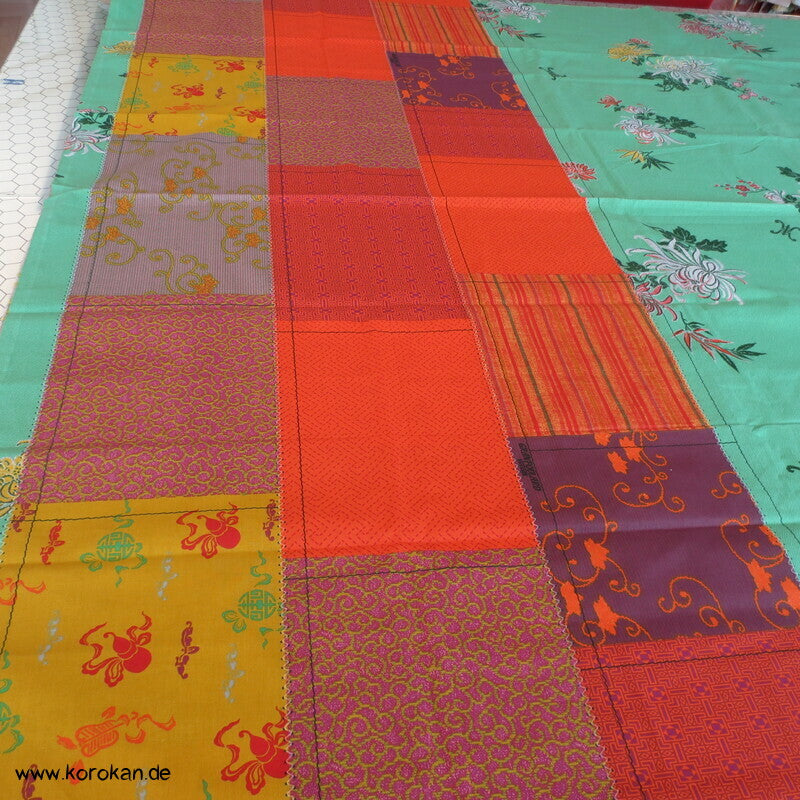 Chrysanthemenblüten Bassetti Baumwollstoff Kiku Patch