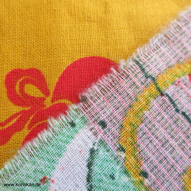 Chrysanthemenblüten Bassetti Baumwollstoff Kiku Patch