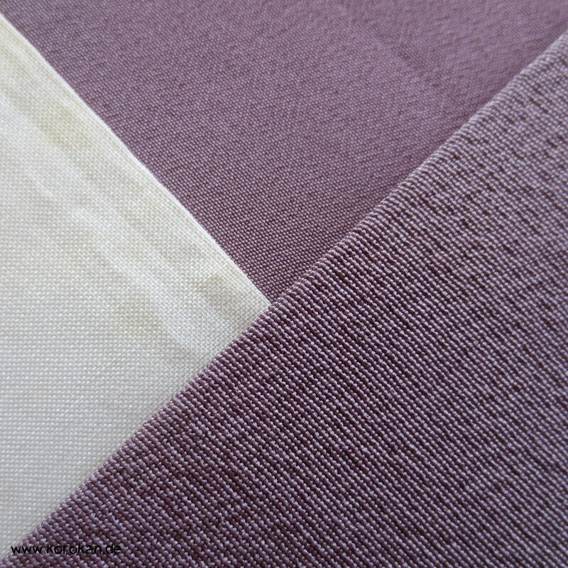 Seidencrepe mit Kiefernadelwirbeln Tsukesage Kimono