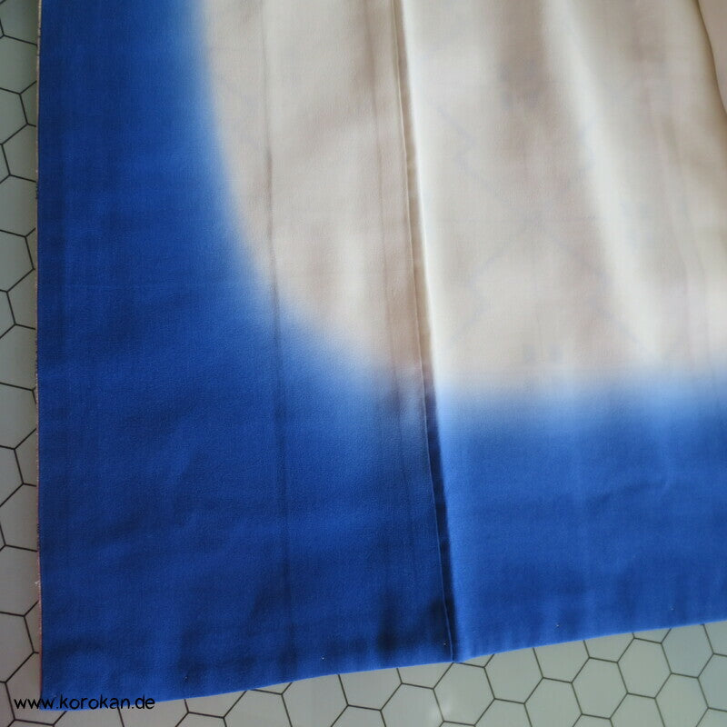 Matzukawabishi Zackenmuster Kasuri Tsumugi Kimono