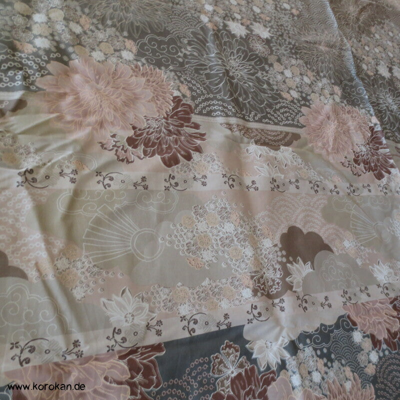 Bassetti granfoulard Baumwollstoff zarte Japan Muster