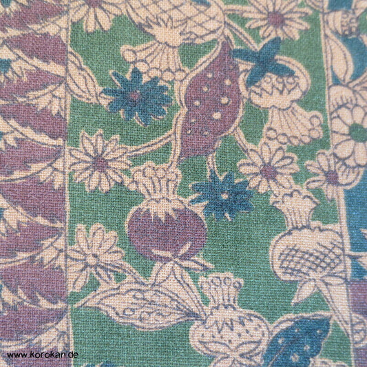 Patchwork Druck Honan Kimono Seide