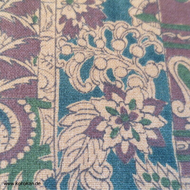 Patchwork Druck Honan Kimono Seide