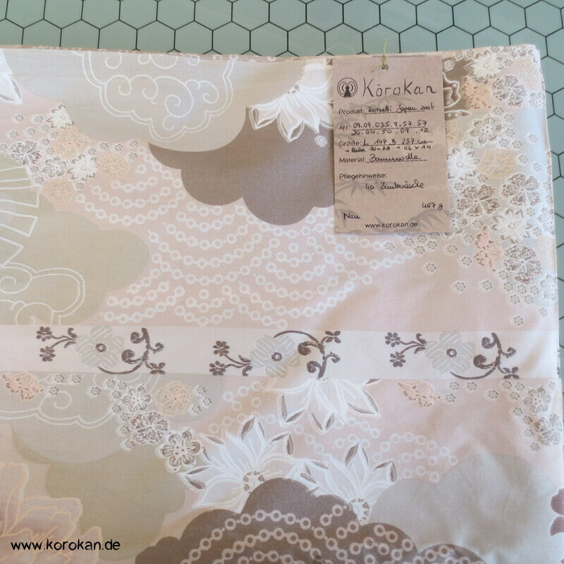 Bassetti granfoulard Baumwollstoff zarte Japan Muster