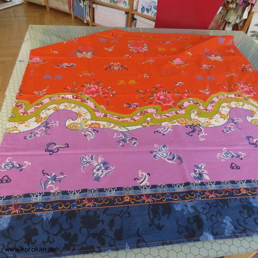 Bassetti granfoulard Baumwollstoff Motiv Han chinesisch