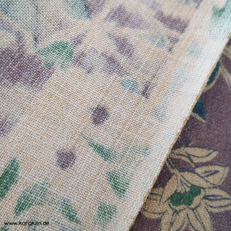 Patchwork Druck Honan Kimono Seide