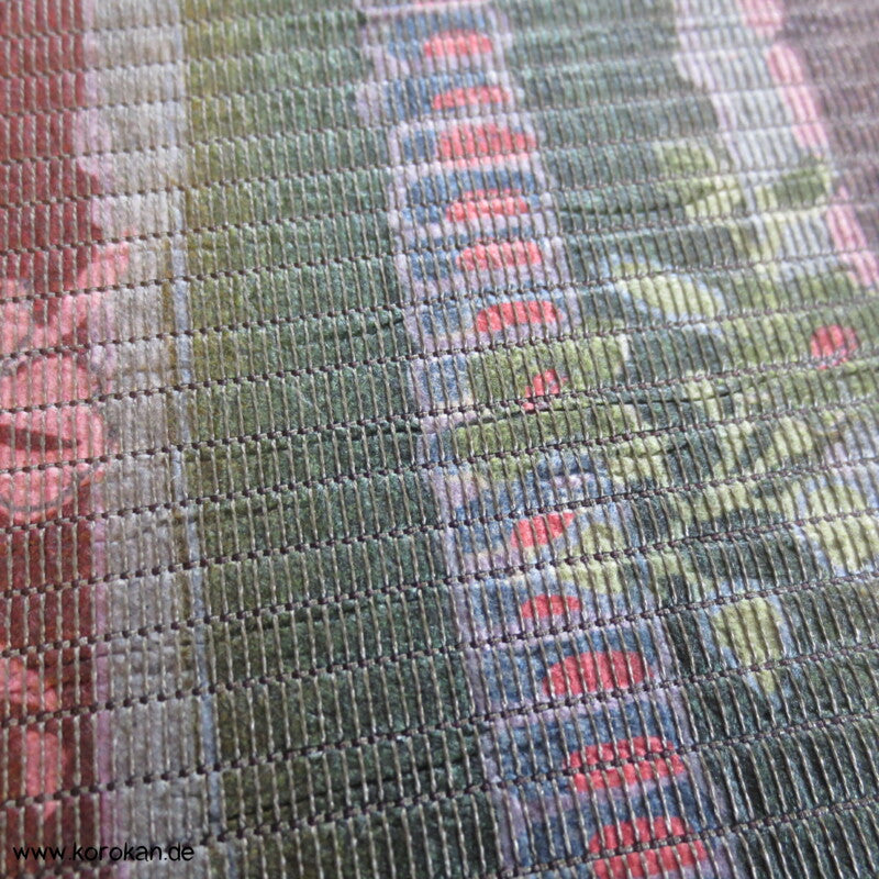 Bingata in gedeckten Farben Sommer Fukuro Obi