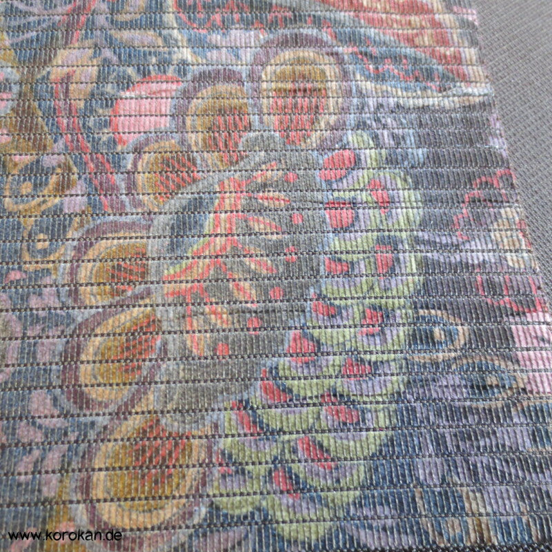 Bingata in gedeckten Farben Sommer Fukuro Obi