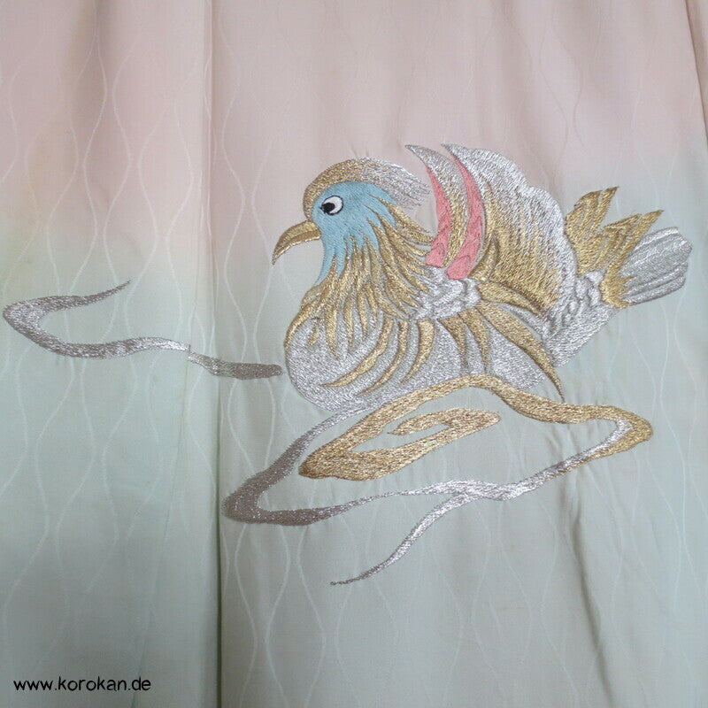 Mandarin Enten Stickerei Furisode
