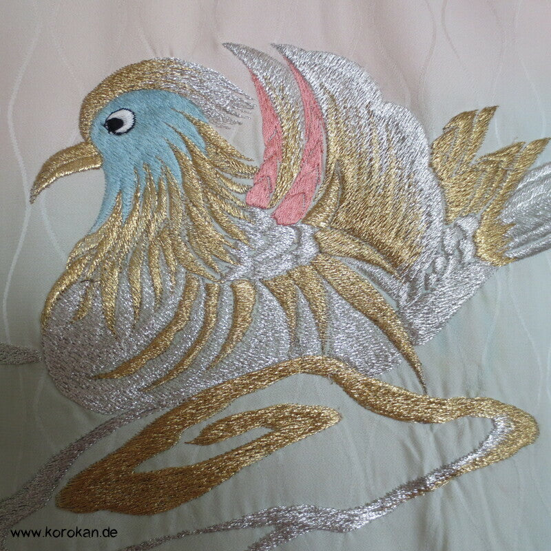 Mandarin Enten Stickerei Furisode