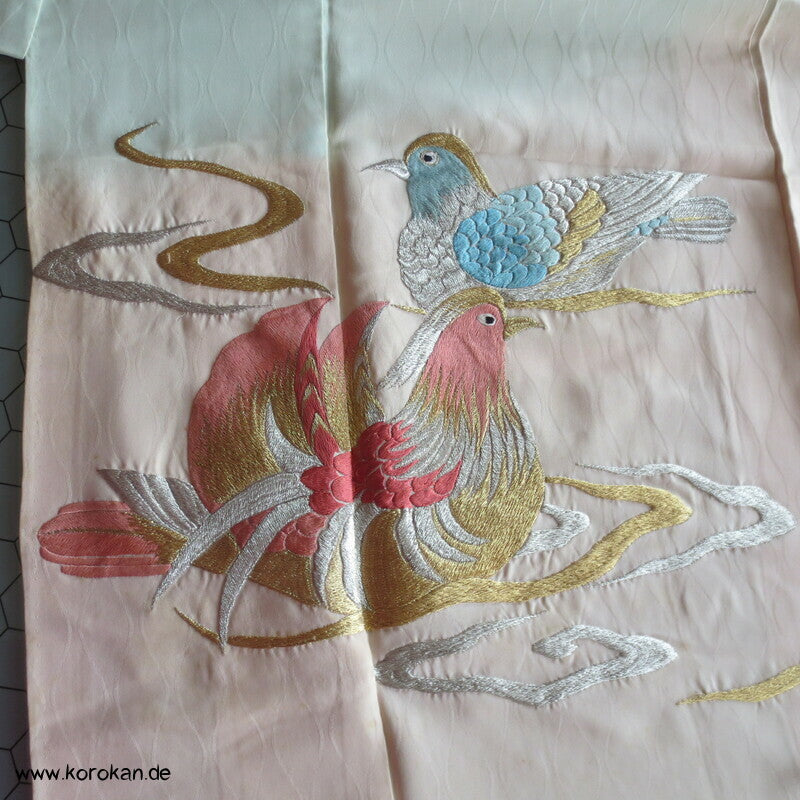 Mandarin Enten Stickerei Furisode