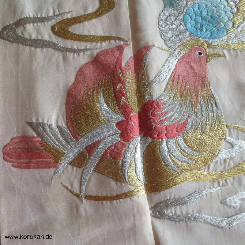 Mandarin Enten Stickerei Furisode