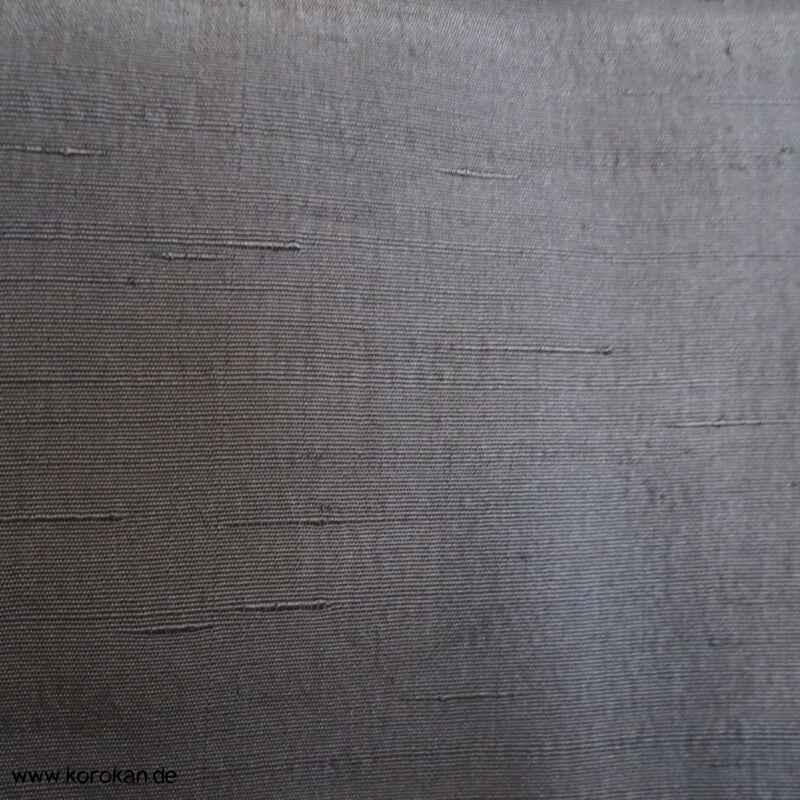 dunkelbraune Seiden Tsumugi Haori Kimono Jacke
